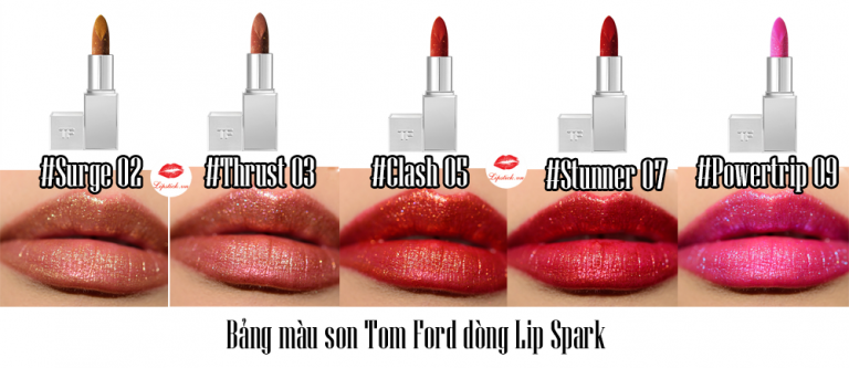 Bang-mau-son-Tom-Ford-Lip-Spark | Son TomFord