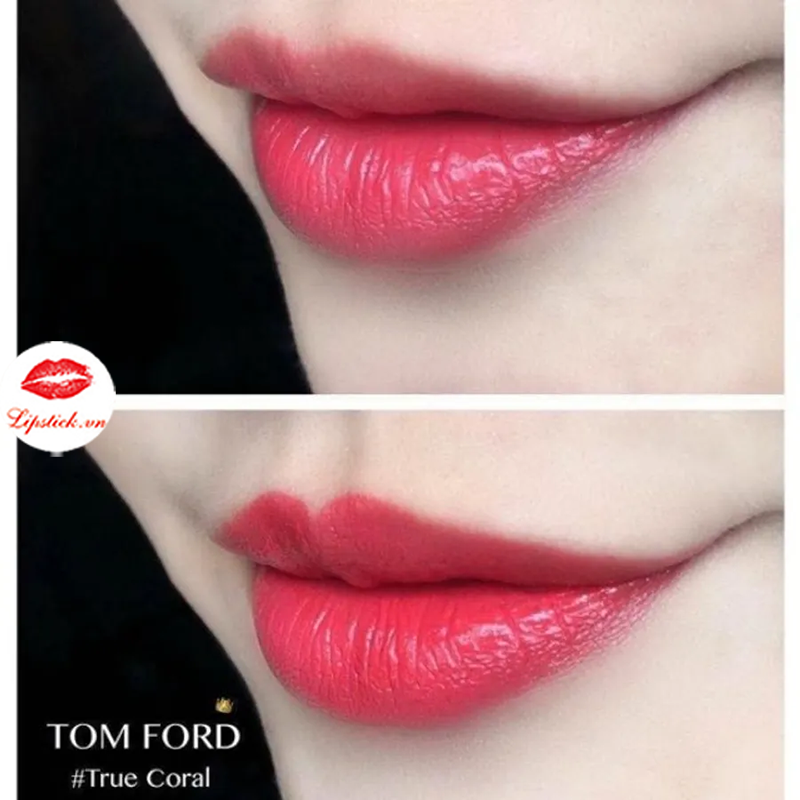 Review] Son Tom Ford Satin Matte 09 True Coral Màu Hồng Cam | Son TomFord